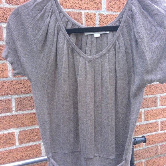 Ann Taylor Loft Merino Puff-Sleeved Sweater Dress - Picture 5 of 6